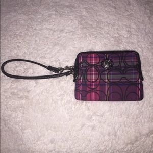 Coach wristlet/wallet